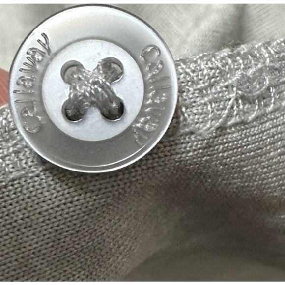 CALLAWAY Men’s Opti-dri Moisture Management Golf Gray Collared Shirt Size Large - Picture 7 of 8